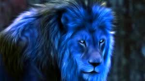 leao azul